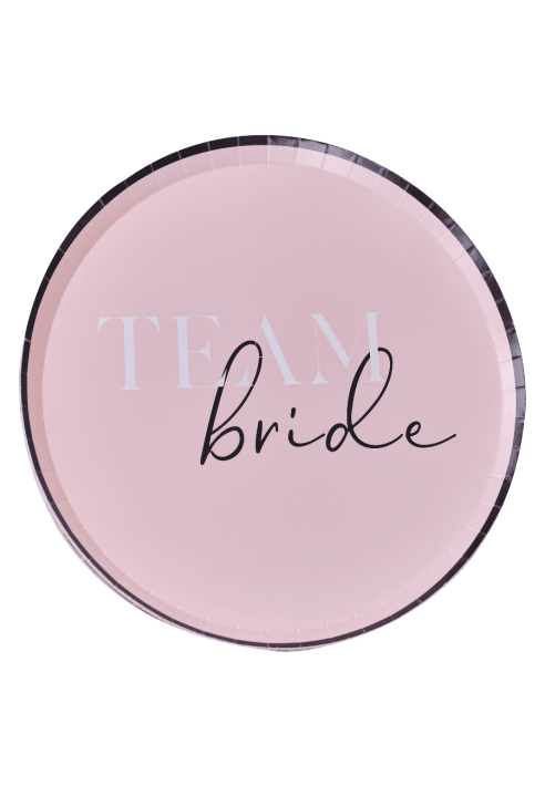 Ginger Ray TH-102 Team Bride Assiettes