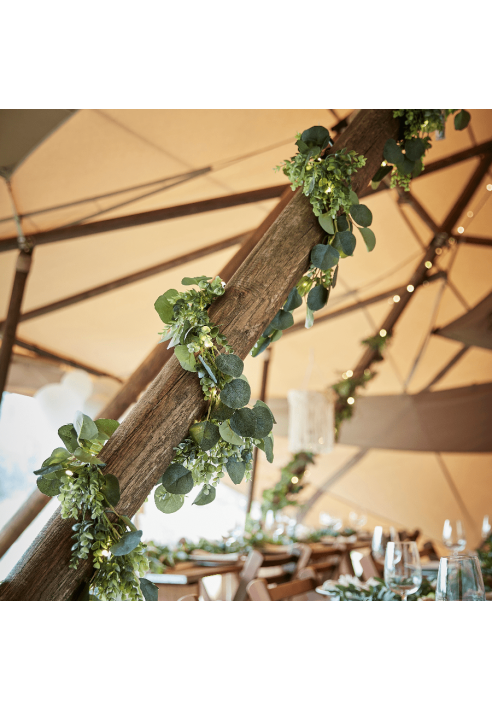 Ginger Ray BRA-302 Guirlande Artificielle Feuillage Botanique avec Lumières ()