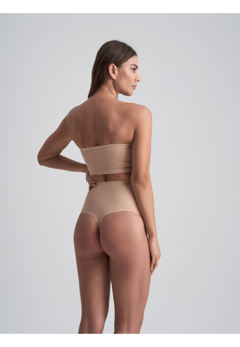 BYE BRA Soft Touch Culotte Taille Moyenne Beige