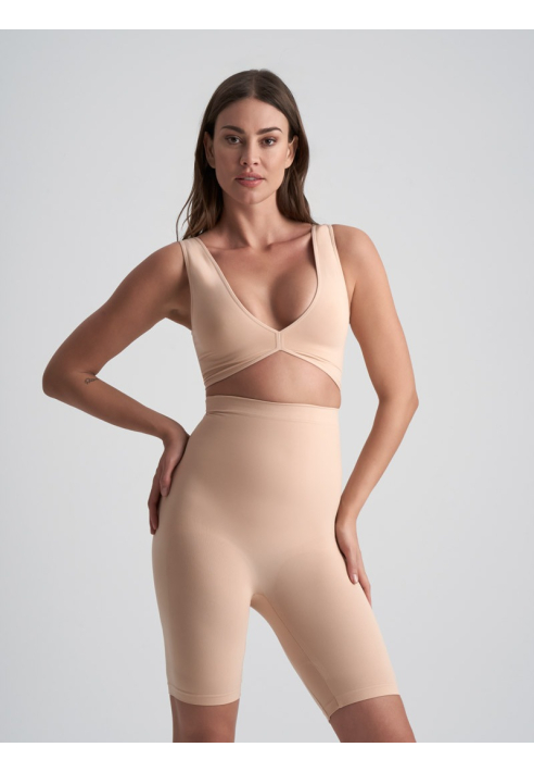 BYE BRA Soft Touch Short Taille Haute Beige ()