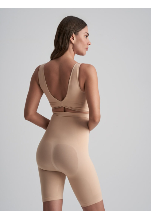 BYE BRA Soft Touch Short Taille Haute Beige