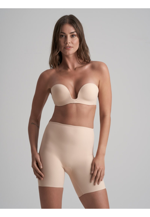 BYE BRA Short Bas de dos Taille moyenne Beige