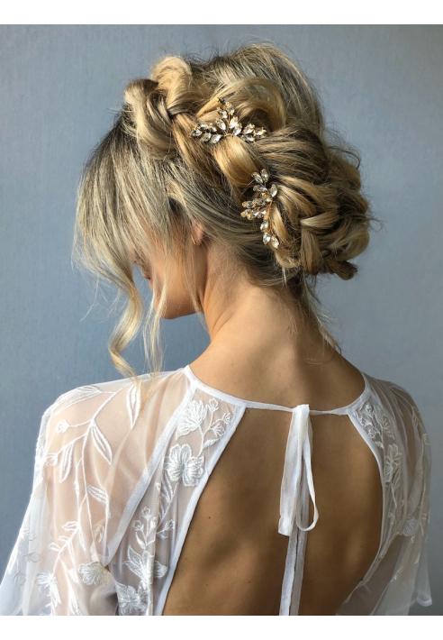 Sally Jane Bridal Esther Épingles à Cheveux Or ()