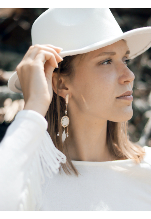 Forever & Eva O205 Boucle d'oreille Dreamcatcher