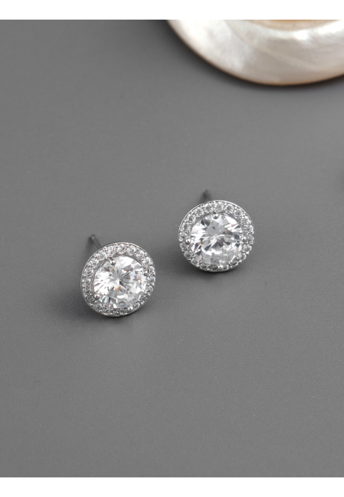 G. Westerleigh ER4140 Boucle d'Oreille Mariage Argent