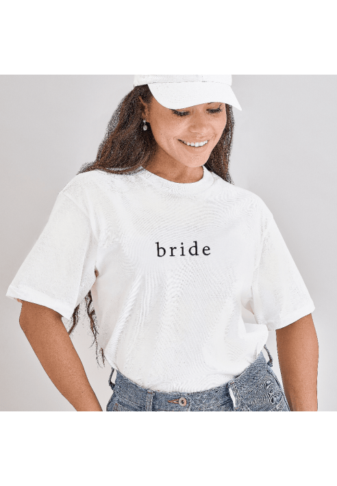 Ginger Ray HEN-151 Size S Bride T-Shirt Blanc ()