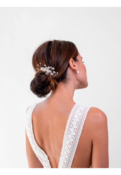 Abrazi Lily Peigne Cheveux Argent ()