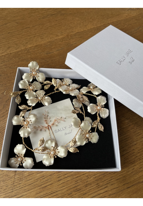 Sally Jane Bridal Ivy Diadème Rose