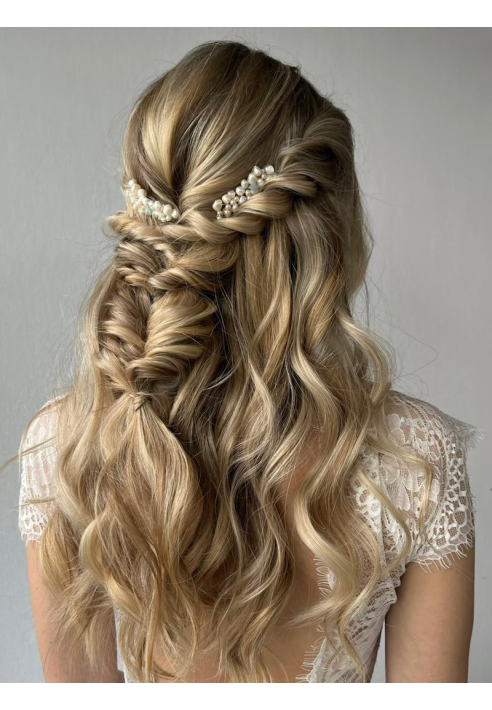 Sally Jane Bridal Jill Peigne cheveux Or ()