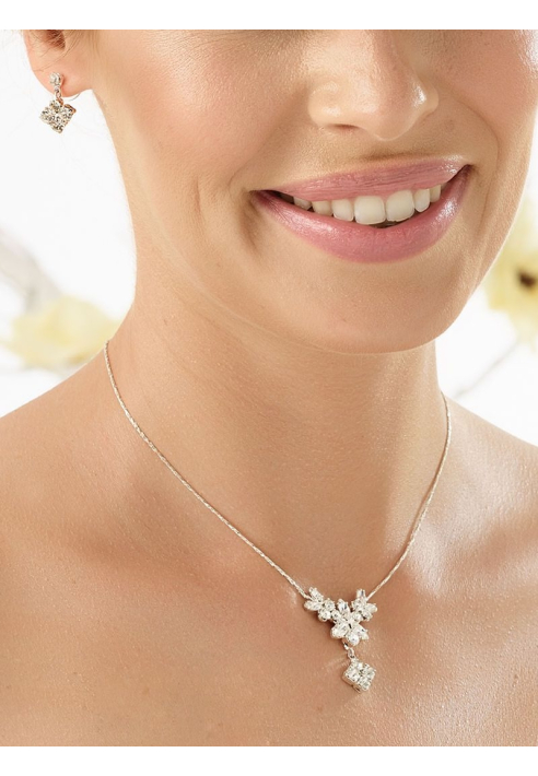 Bianco Evento Ensemble de bijoux de Mariée N9