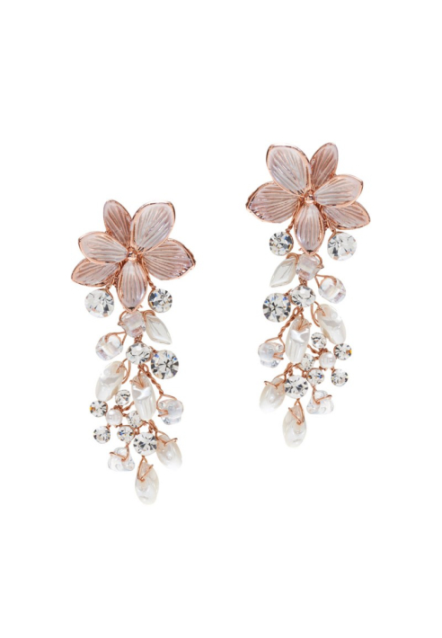 Poirier NC-1334 Boucles d'oreilles Or rose