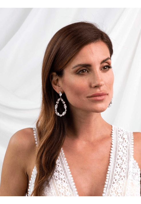 Abrazi Jane Swarovski Boucle d'Oreille Argent ()