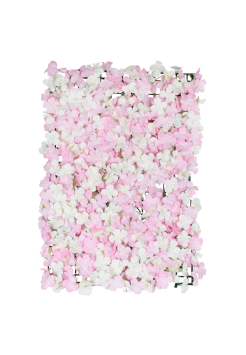 Ginger Ray PAMA-100 Rose & Blanc Fleurs Backdrop