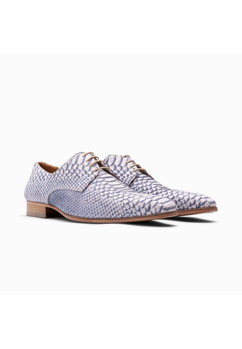 Paulo Bellini Carbonia Bleu Chaussure Mariage Homme