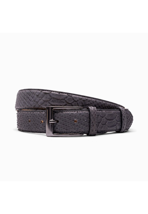 Paulo Bellini Anaconda Ceinture Homme Antracite