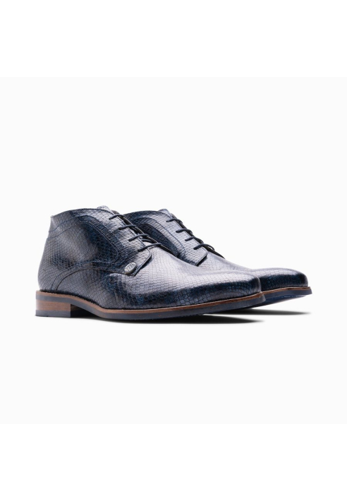 Paulo Bellini Deruta Chaussure Mariage Homme Bleu Foncé