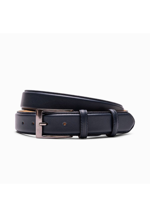 Paulo Bellini Fasano Ceinture Homme Cuir Bleu Foncé