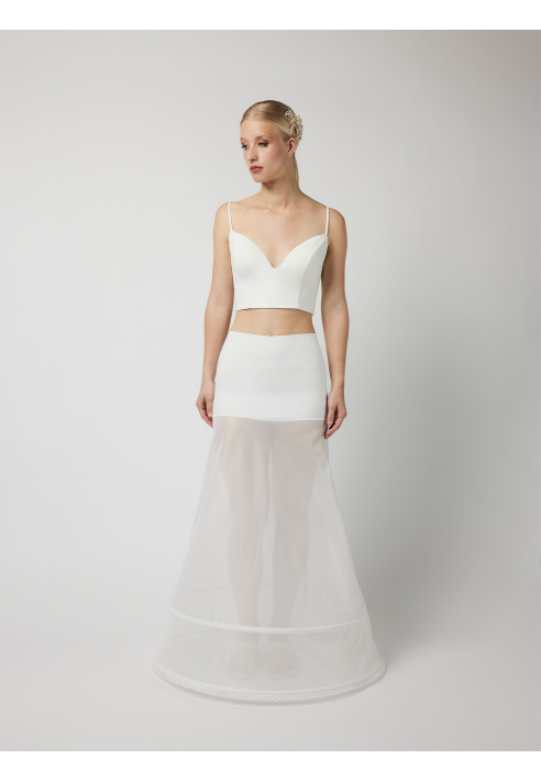 Poirier PC2-230J Jupon Ligne A Basique 230 cm Ivoire ()