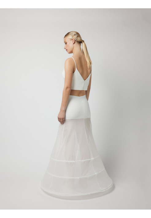 Poirier PC3-270J Jupon Ligne A Basique 270 cm Ivoire