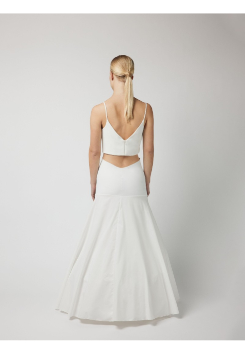 Poirier PC45-230J Jupon Ligne A 230 cm Ivoire Blush