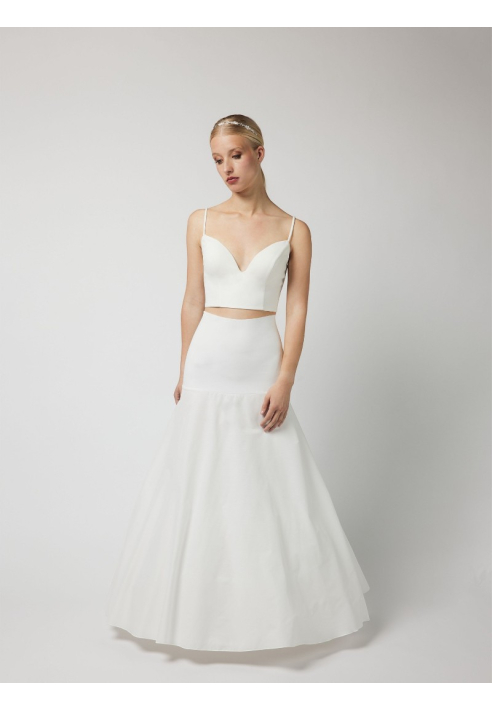 Poirier PC45-270J Jupon Ligne A 270 cm Ivoire ()