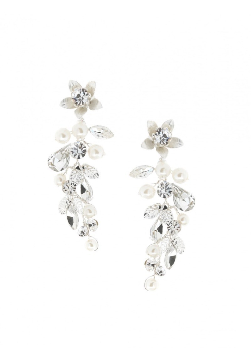Poirier NC-1324 Boucles d'Oreilles Argent