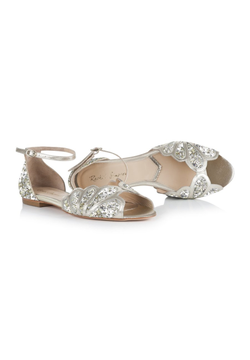 Rachel Simpson Willow Glitter Chaussure Mariage