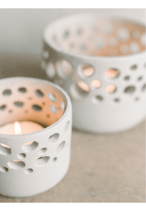 Leeff 18261 Timor L Porte-Bougies Naturel ()