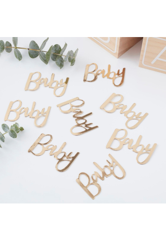 Ginger Ray OB-106 Oh Baby Confettis de Table ()