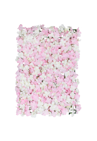 Ginger Ray PAMA-100 Rose & Blanc Fleurs Backdrop