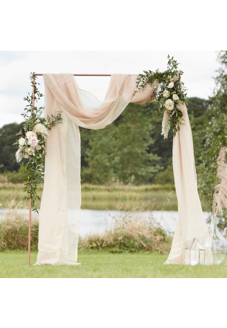 Ginger Ray PAMA-131 Backdrop Draperie Taupe ()