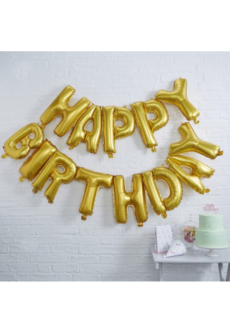 Ballons d'or Happy Birthday | Pick & Mix ()