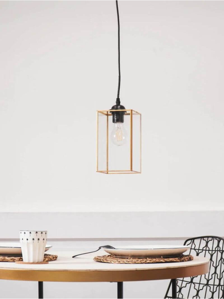 Housevitamin - Lampe - Or - Métal/Verre - 12x20cm main product photo