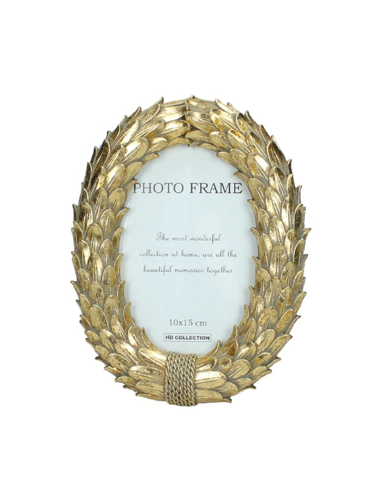 Kersten - Cadre photo doré - ovale - 10x15cm main product photo