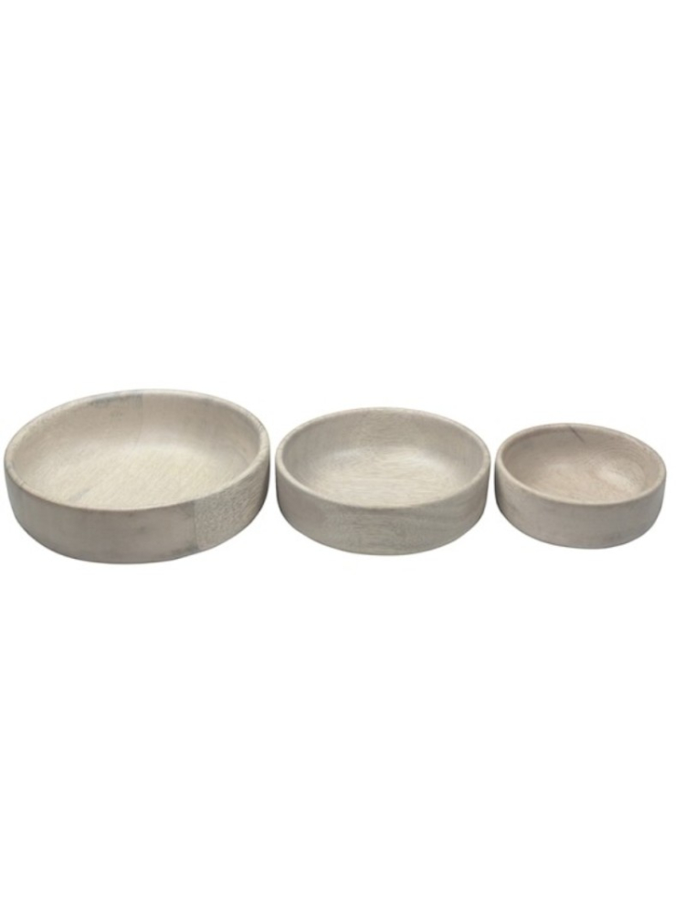 Leeff Coupelles Bente S — lot de 3, finition naturelle main product photo