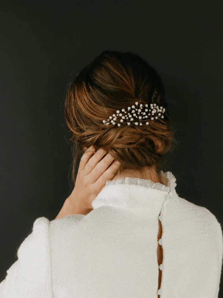 Lizeron Abel Peigne À Cheveux Blanc main product photo