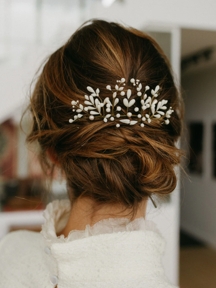 Lizeron Marthe Peigne pour cheveux Blanc main product photo