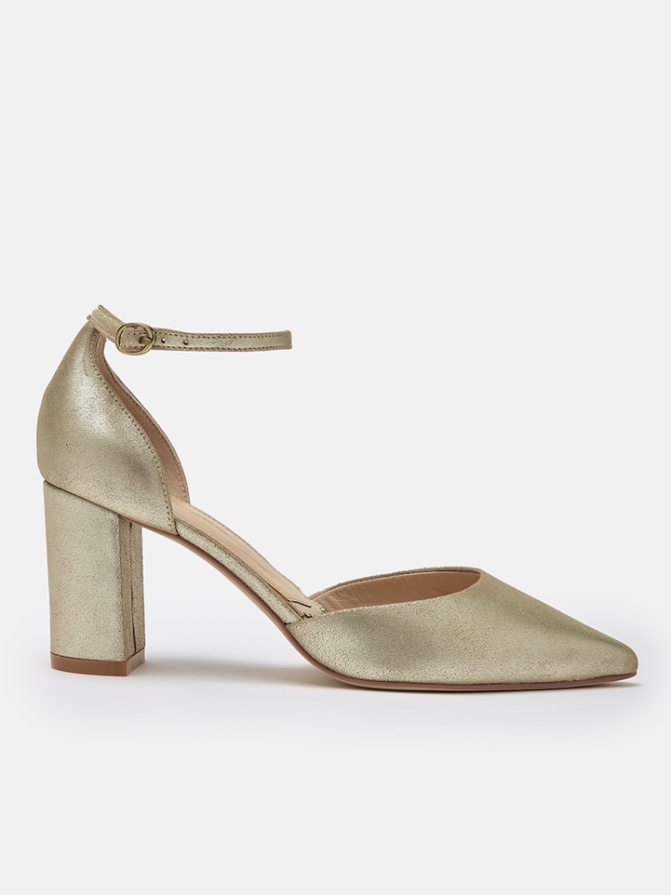 Rachel Simpson Sienna Chaussures de Mariée Or main product photo