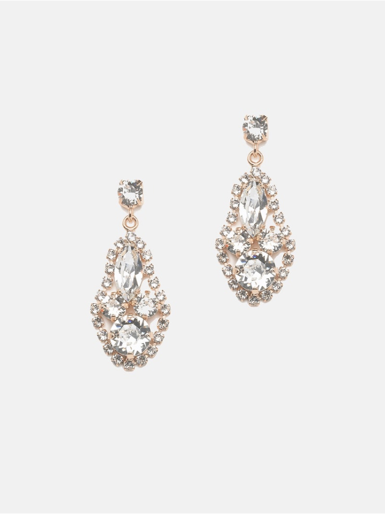 Abrazi Adele Swarovski Boucle d'Oreille Rose main product photo