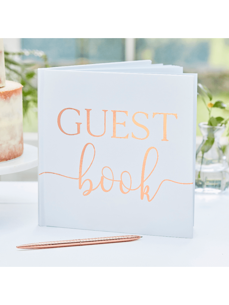 Ginger Ray BR-336 Livre d'Or Mariage Rose Gold Foil main product photo