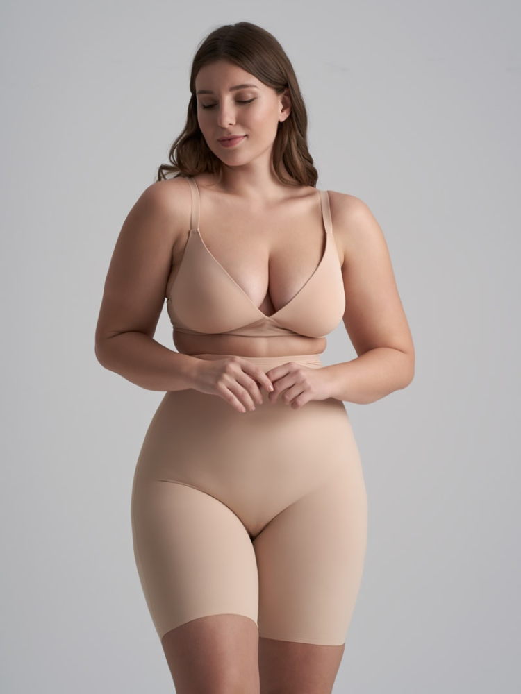 BYE BRA Short Taille Haute Sculptant Beige main product photo