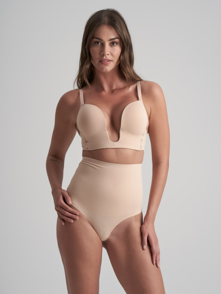 BYE BRA Contrôle de Taille Haute Culotte Beige main product photo