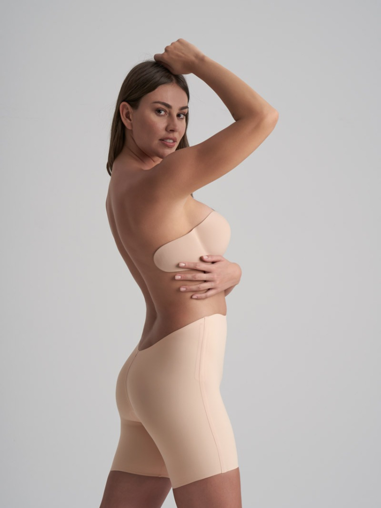 BYE BRA Short Bas de dos Taille moyenne Beige main product photo