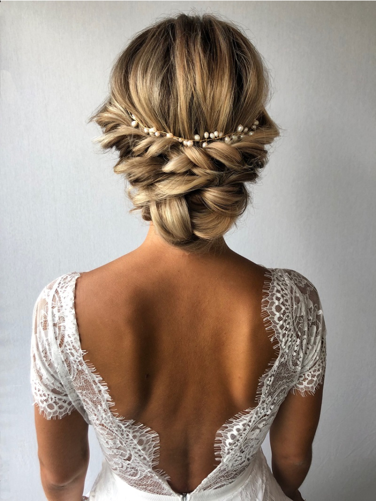 Sally Jane Bridal Dinja Cheveux Argent main product photo