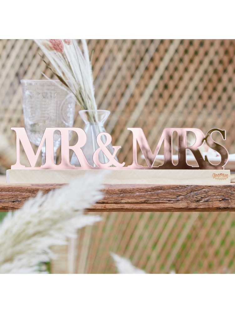 Ginger Ray PAM-527 MR & MRS Sign main product photo