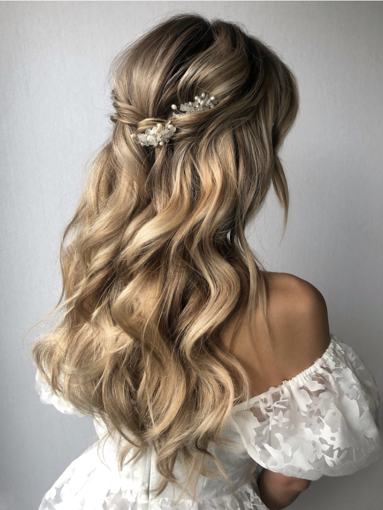 Sally Jane Bridal Ilse Épingles à Cheveux Argent main product photo