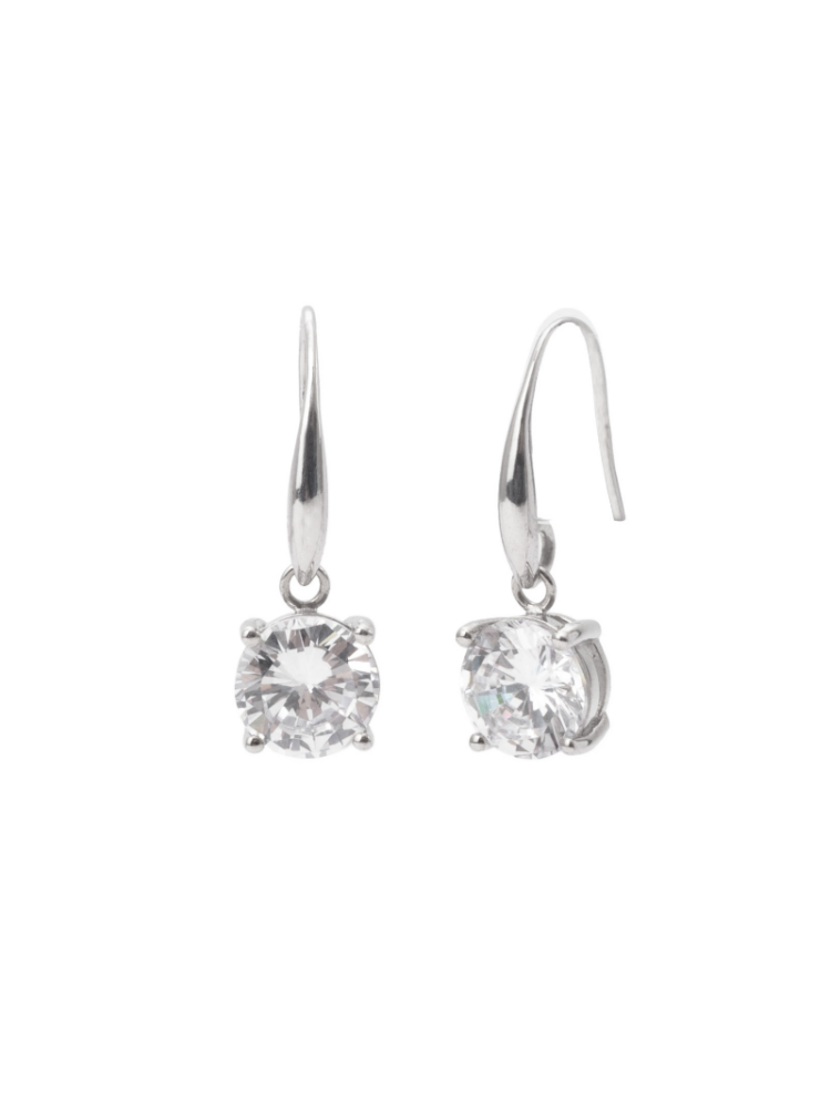 Abrazi Ava Drop Boucles d'Oreilles Argent main product photo