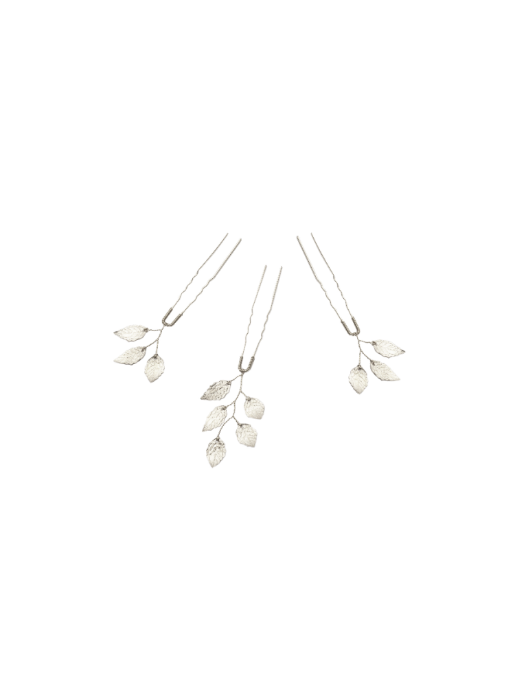 Abrazi Petal Épingles à Cheveux Argent main product photo