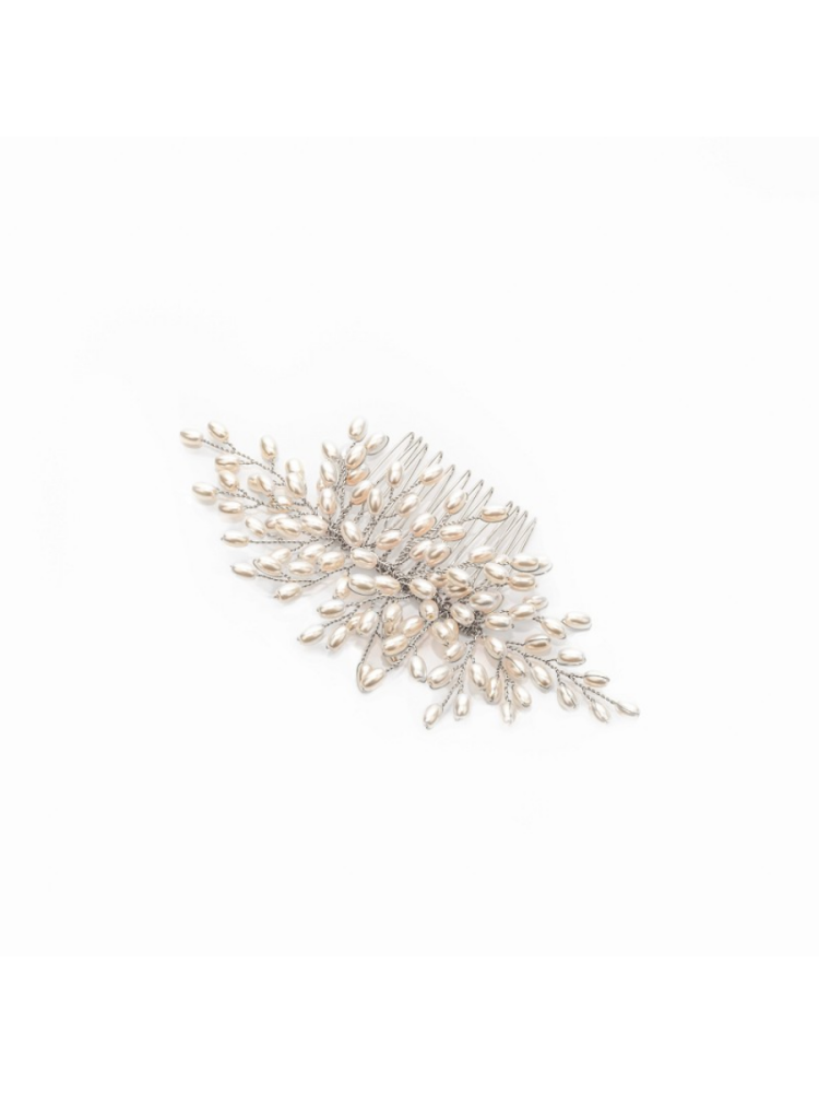 Abrazi Theresa Peigne Cheveux Argent main product photo