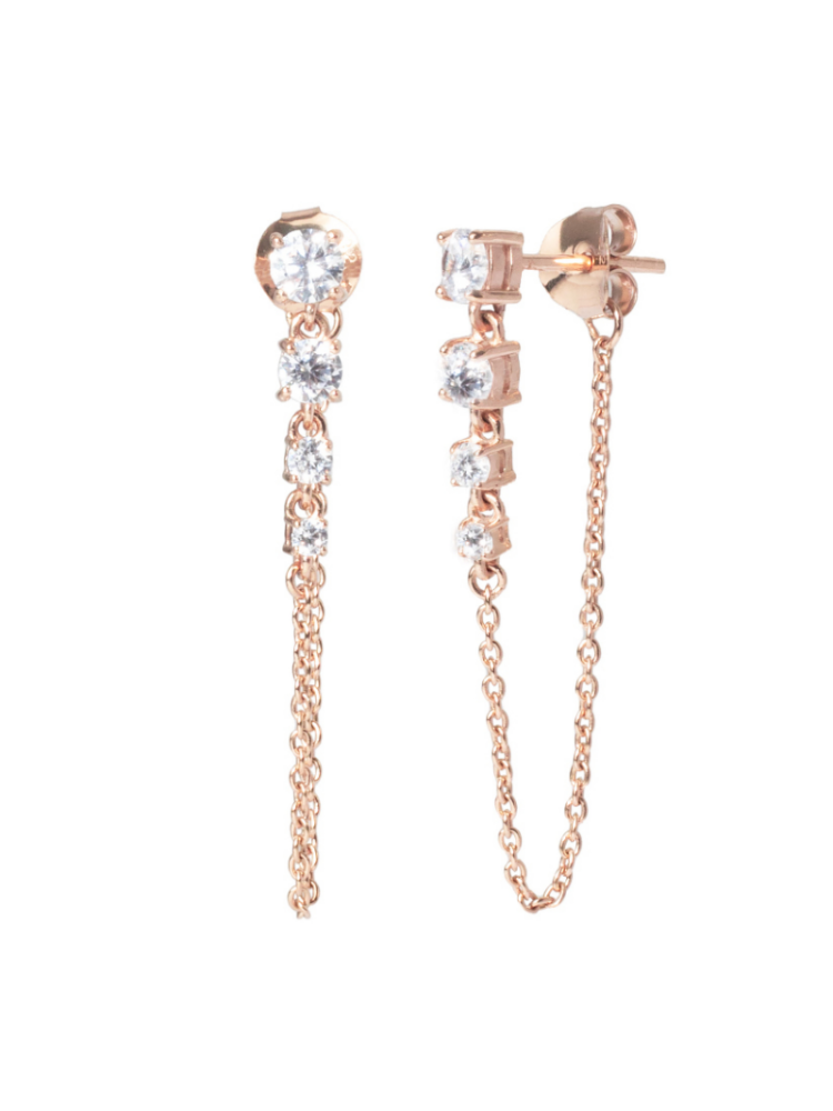 Abrazi Puck Boucles d'Oreilles Rose main product photo